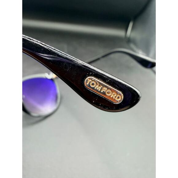 Tom Ford TF787 Maxim Black Cat Eye Sunglasses 59-16 Italy frames main image 7